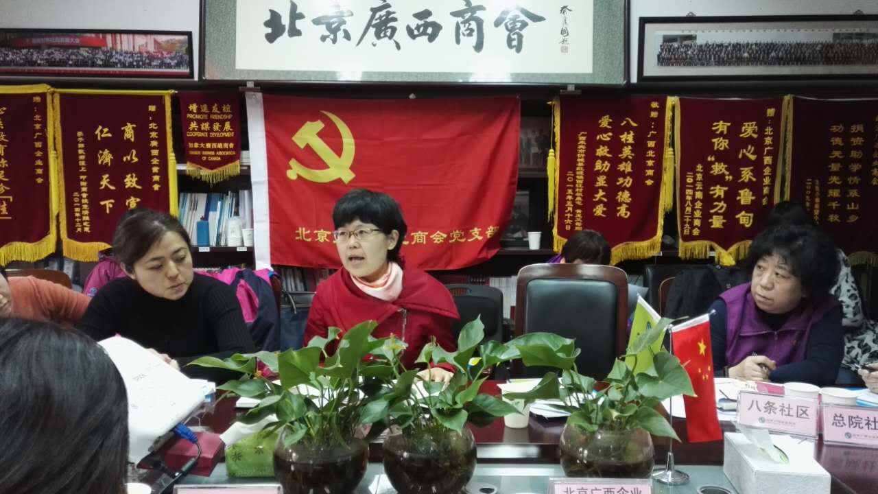 北京協(xié)作者黨支部前往廣西企業(yè)商會參加?xùn)|四街道基層黨支部書記交流日活動